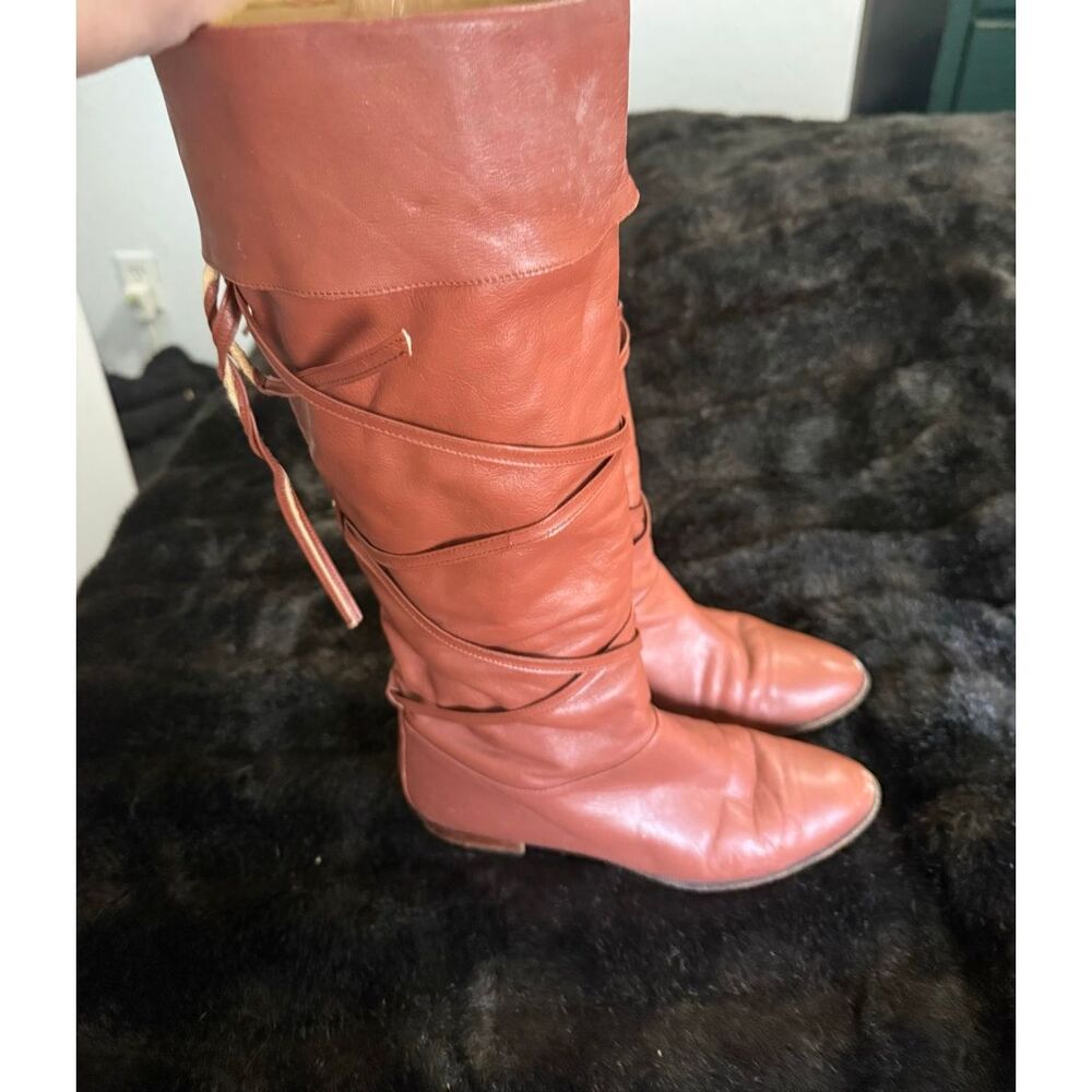Vintage Beene Bag Slouchy Tall Pirate Equestrian boots 8.5